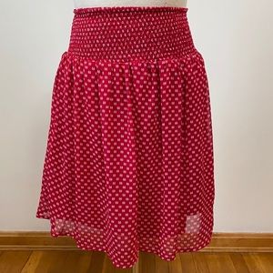 Old Navy XXL above-the-knee red skirt